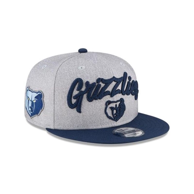 Memphis Grizzlies Gorra | New Era Official NBA Draft 9fifty Snapback Cap Mexico - Grises